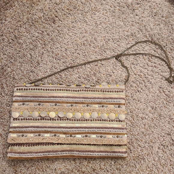 None Handbags - Embellished and embroidered crossbody